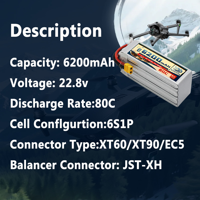 Upgraded VSVAW 6S 22.8V 80C/16 - 6S Lipo Battery 22.2V 5000Mah review and price