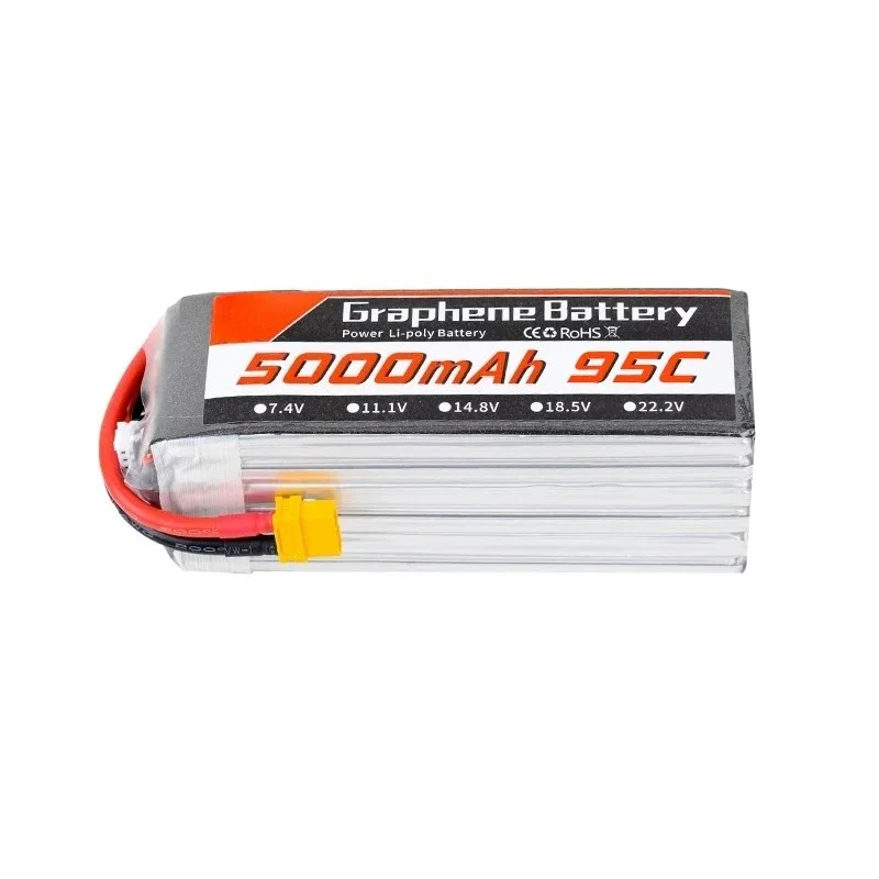 5000mAh 6S 22.2V 95C Graphene  - 6S Lipo Battery 22.2V 5000Mah review and price