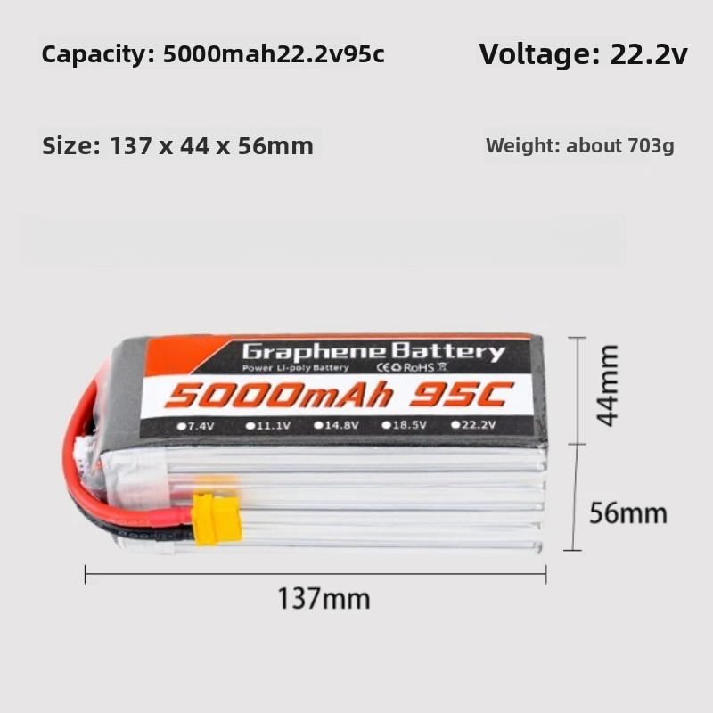 For 7-9-10 Inch FPV Racing Dro - 6S Lipo Battery 22.2V 5000Mah review and price